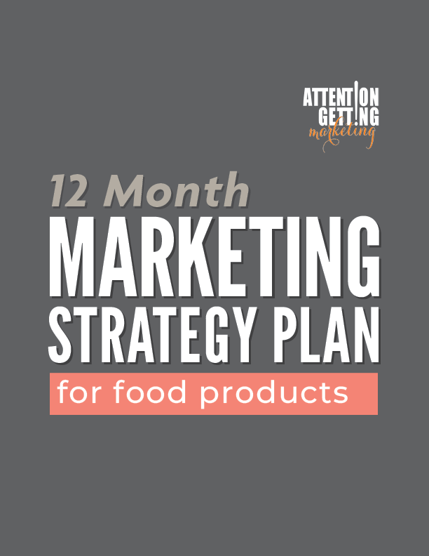 food products business marketing strategy plan 12 mont template ideas