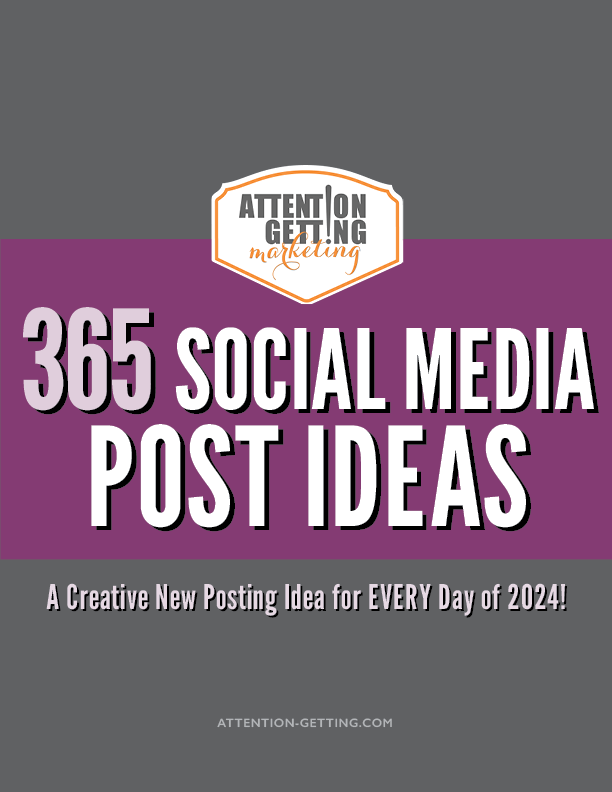 365 social media ideas posting calendar content small business easy 