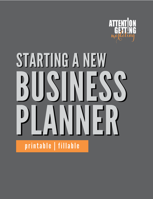 how to start a new small business or side hustle planner printable plan for business owners