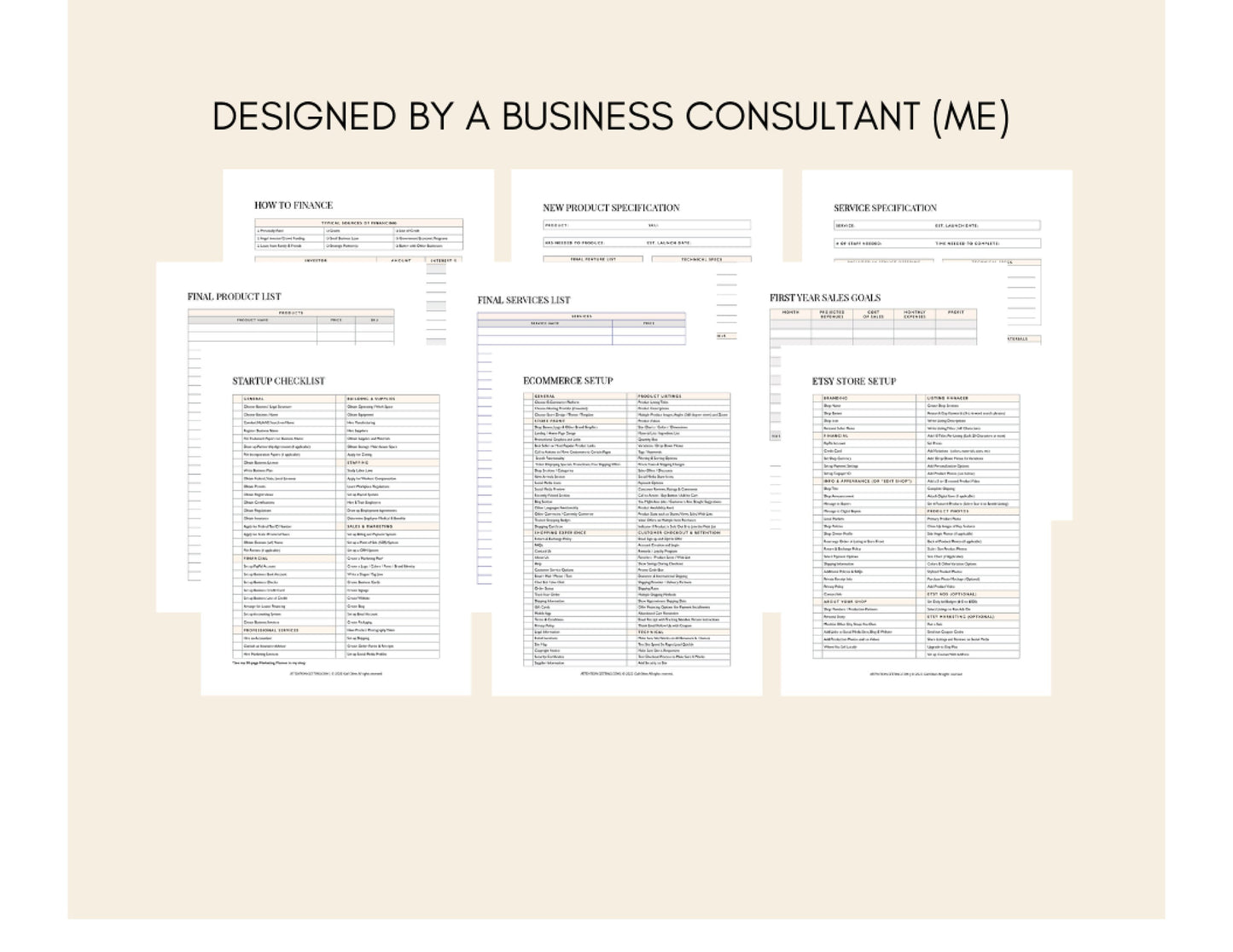 How to Start a Business Planner Startup Template Fillable Printable PDF