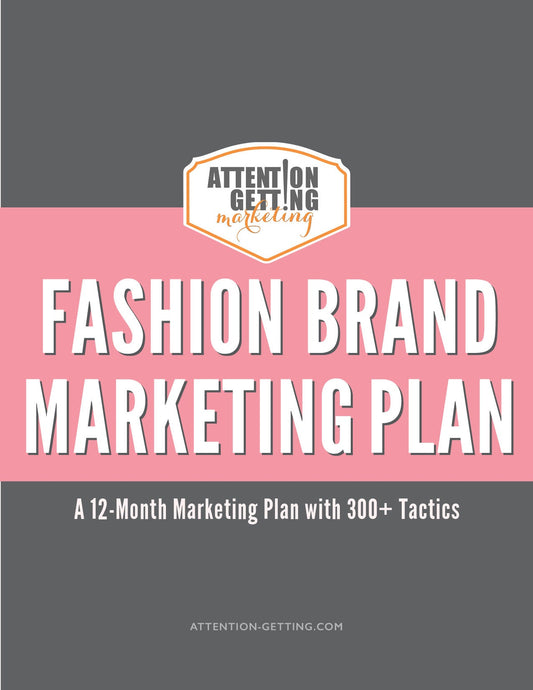 12 month marketing plan for owners of fashion brands or boutiques online