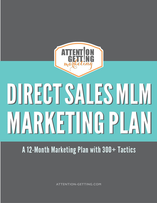 12 month marketing plan for mlm or direct sales businesses such as Scentsy Avon Lulullaroe