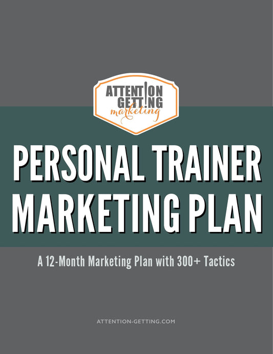 12 month marketing strategy plan and ideas for a fitness or personal trainer small business