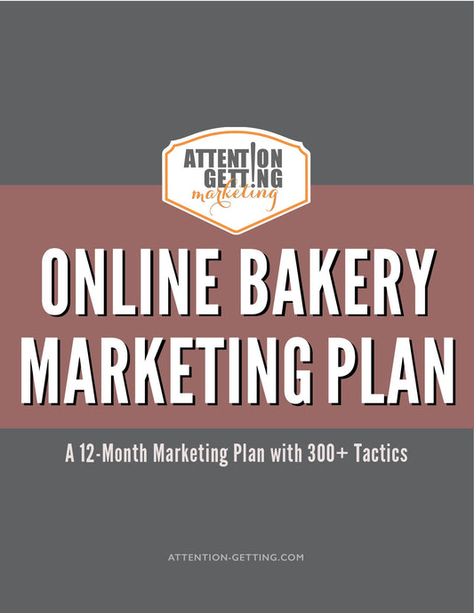 12 month marketing strategy plan for online bakery bakeries