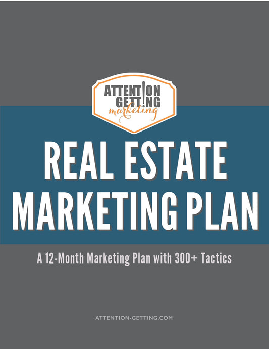 12 month marketing strategy plan for realtors and real estate agents with social media ideas